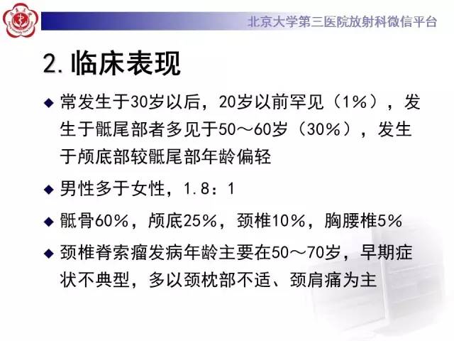 【病例】C2椎体脊索瘤1例CT及MR影像表现