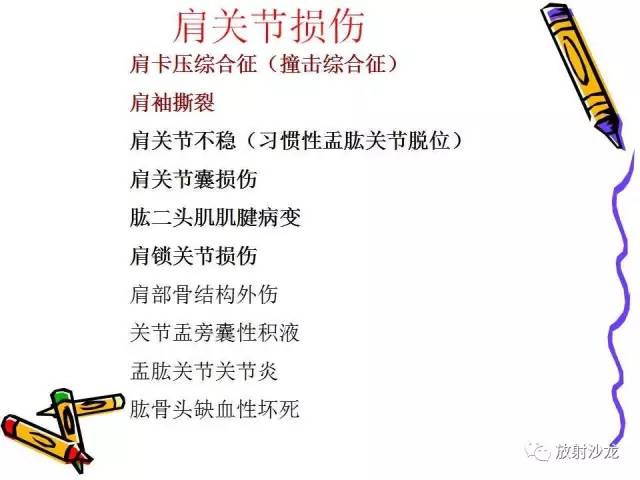 【PPT】肩关节常见创伤性病变