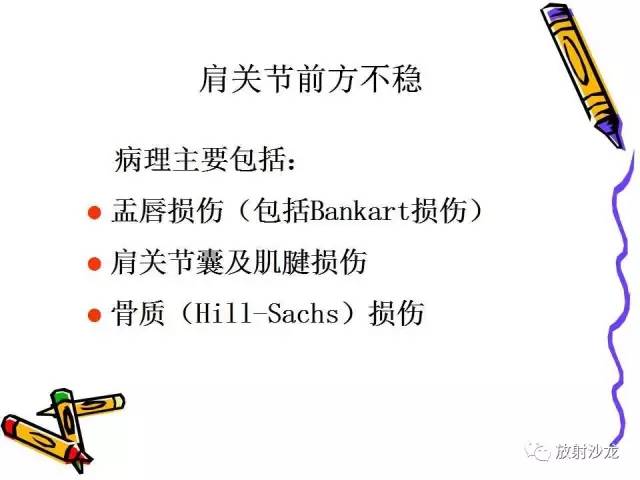 【PPT】肩关节常见创伤性病变