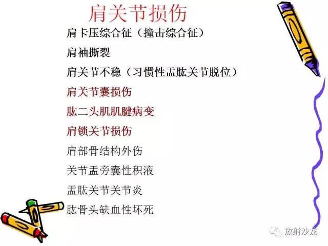 【PPT】肩关节常见创伤性病变