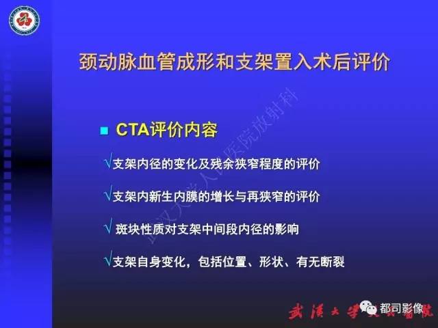 【PPT】CTA在血管病变术后评价中的应用