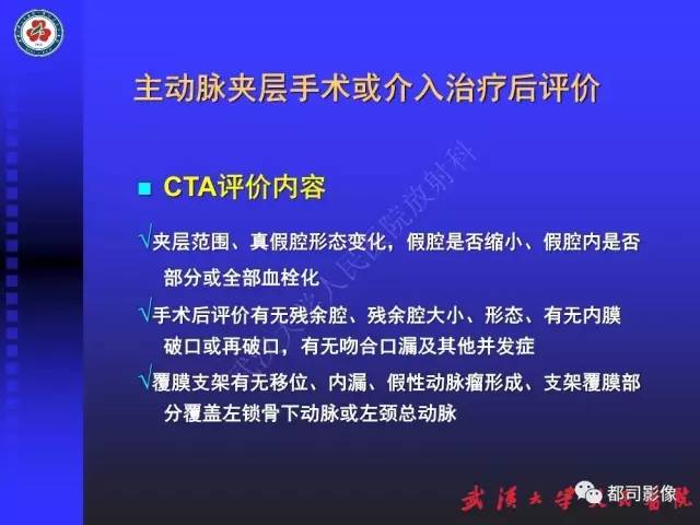 【PPT】CTA在血管病变术后评价中的应用