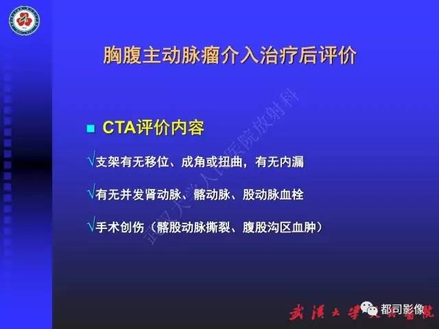 【PPT】CTA在血管病变术后评价中的应用