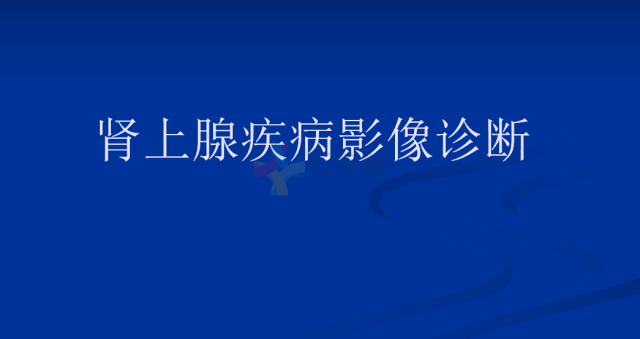 【PPT】肾上腺疾病影像诊断