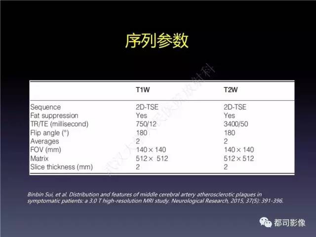 【PPT】颅内动脉粥样硬化高分辨MRI与临床