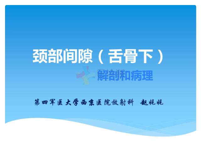 【病例】颈部间隙(舌骨下)解剖和病理