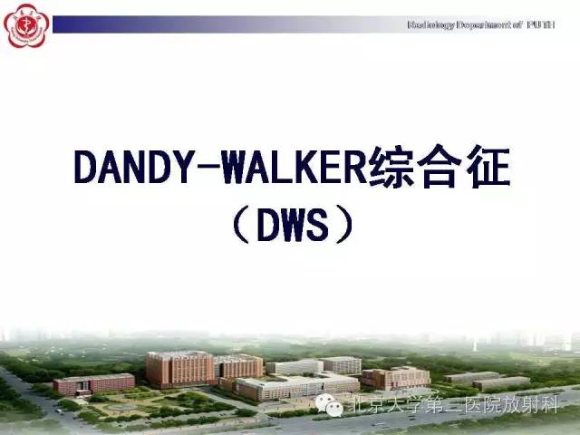 【病例】Dandy-Walker综合征1例MR影像诊断