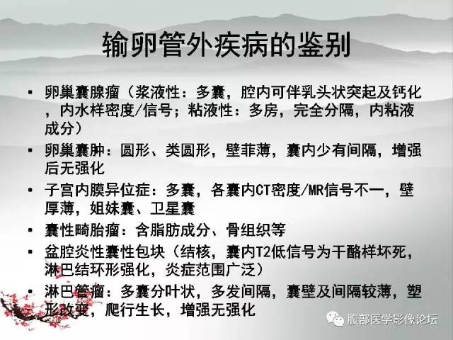 【病例】输卵管脓肿1例MR影像表现