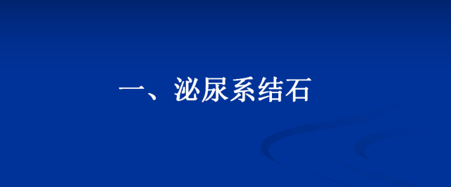 【PPT】泌尿系疾病的影像诊断