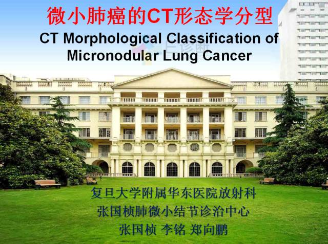 【PPT】微小肺癌的CT形态学分型