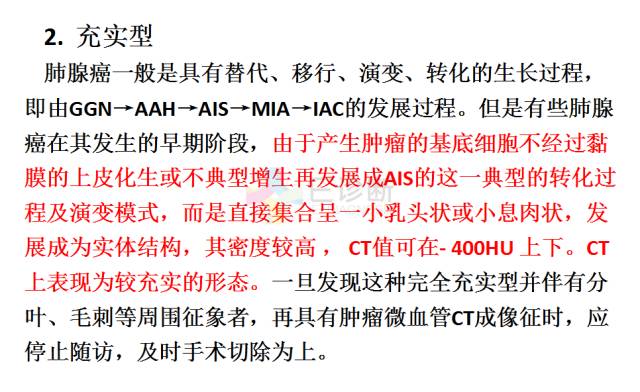 【PPT】微小肺癌的CT形态学分型
