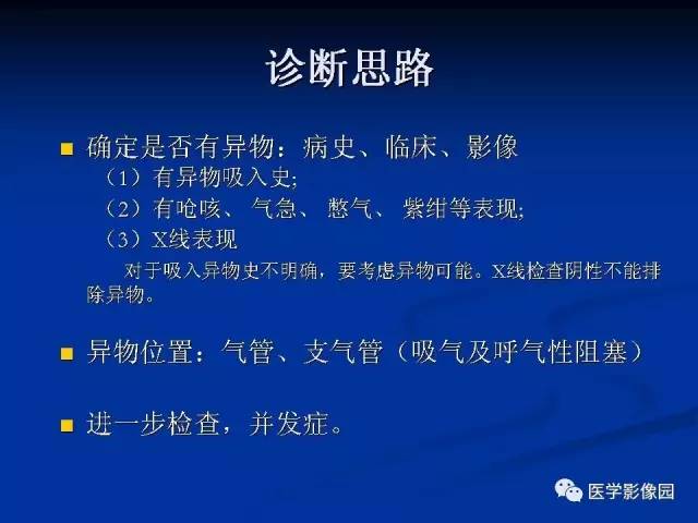 【PPT】儿童气管及支气管非金属异物影像学评价