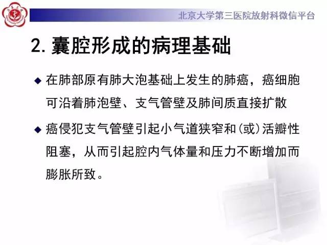 【病例】囊腔类肺癌1例CT影像表现