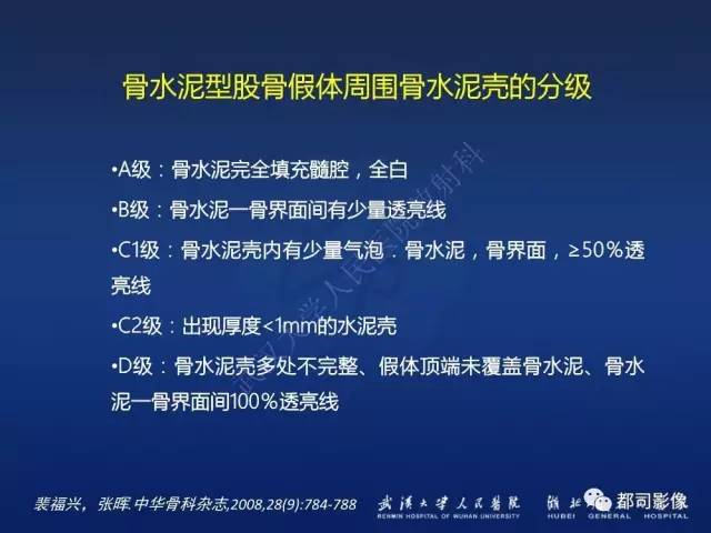 【PPT】髋关节置换术后影像学评价