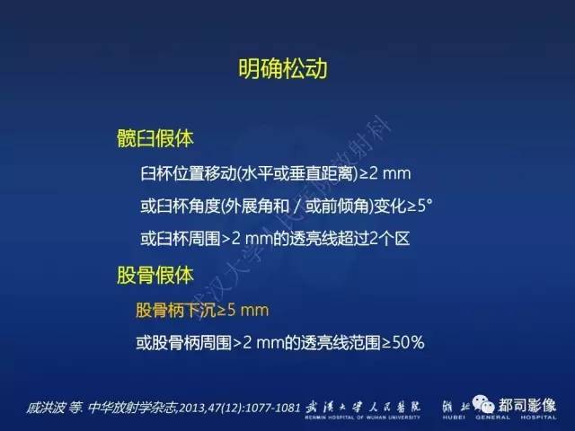 【PPT】髋关节置换术后影像学评价