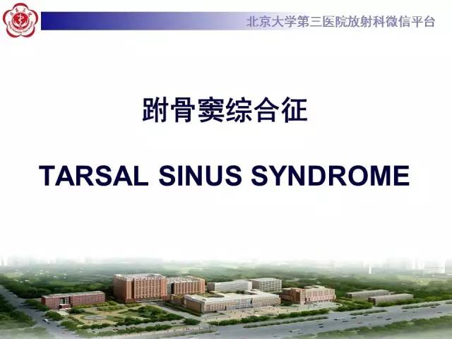 【病例】跗骨窦综合征1例MR影像诊断