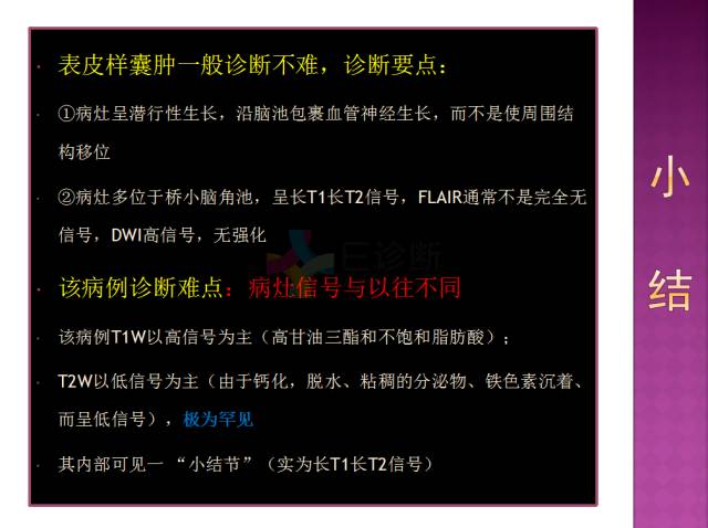 【病例】四脑室内表皮样囊肿1例MR分析思路