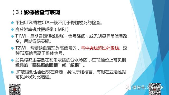 【PPT】脊髓常见血管性病变的临床与影像