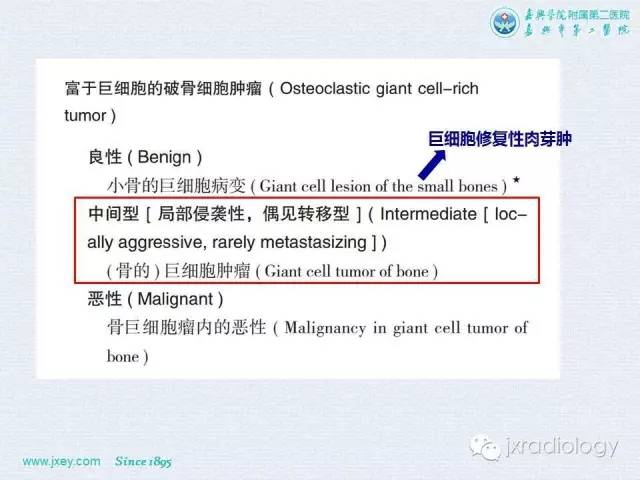 【PPT】膝关节骨肿瘤及肿瘤样病变的MR诊断