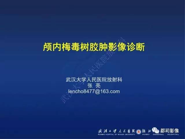 【PPT】颅内梅毒树胶肿影像诊断