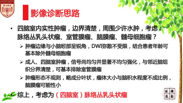 【病例】脉络丛乳头状瘤1例MR影像诊断与鉴别 【病例】脉络丛乳头状瘤1例MR影像诊断与鉴别