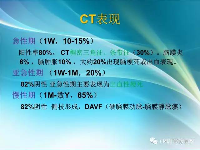 【PPT】脑静脉及静脉窦血栓影像诊断