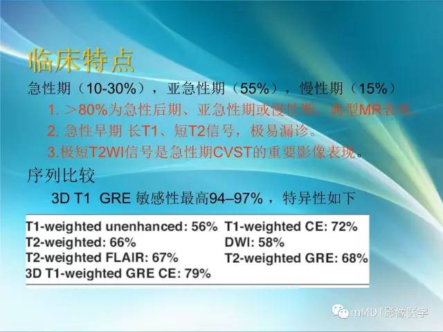 【PPT】脑静脉及静脉窦血栓影像诊断