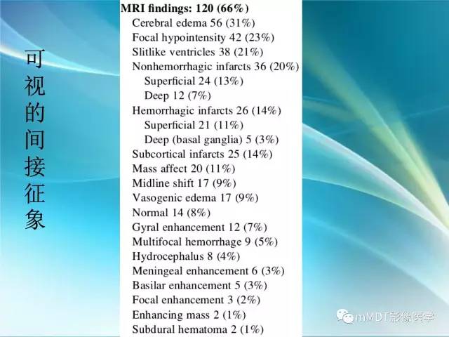 【PPT】脑静脉及静脉窦血栓影像诊断