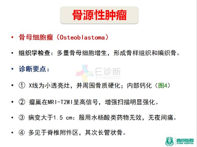 【PPT】良恶性骨肿瘤：影像诊断和图像特征