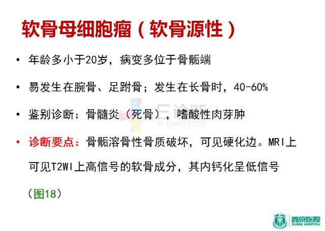 【PPT】良恶性骨肿瘤：影像诊断和图像特征