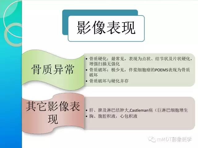 【PPT】POEMS综合征骨改变表现与影像鉴别