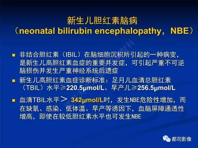 【PPT】新生儿胆红素脑病与糖代谢异常脑损伤影像表现