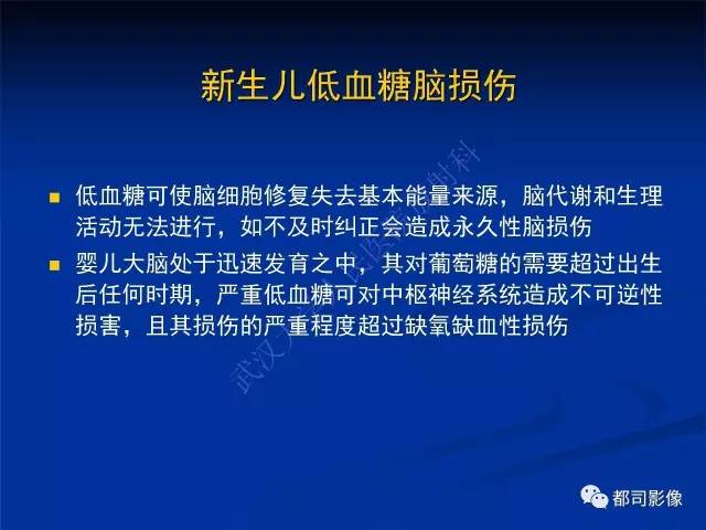 【PPT】新生儿胆红素脑病与糖代谢异常脑损伤影像表现