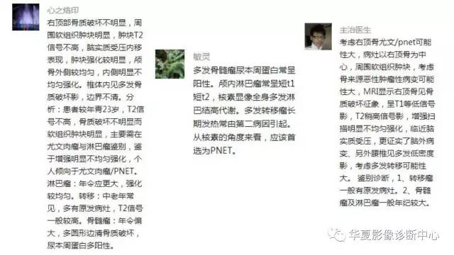 【病例】右顶部尤文氏肉瘤1例