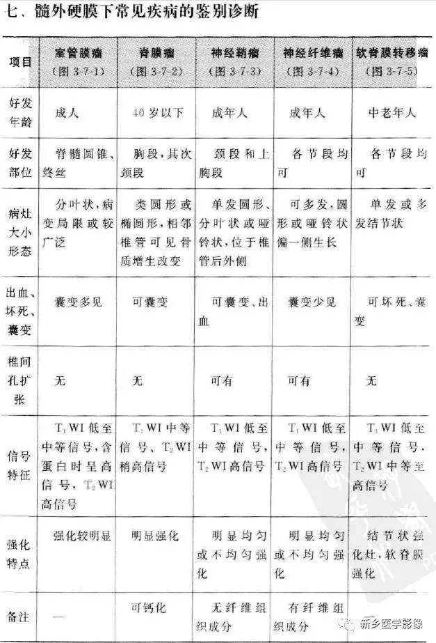 椎管内占位的影像诊断 椎管内占位的影像诊断