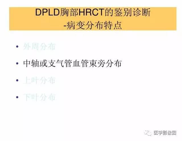 【PPT】DPLD胸部HRCT鉴别诊断