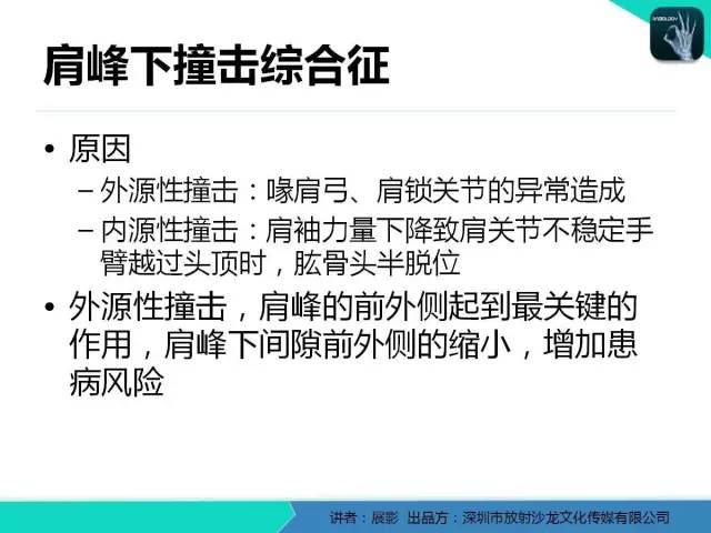 【PPT】肩峰下撞击综合征和肩袖损伤的MR表现