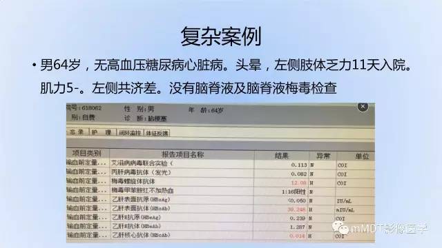 【PPT】神经梅毒的影像诊断