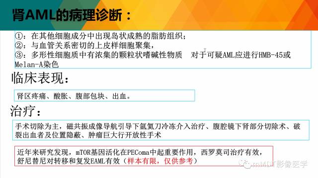 【PPT】肾血管平滑肌脂肪瘤影像表现