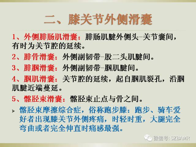 【PPT】膝关节滑囊影像解剖与病变