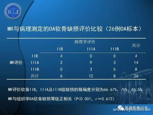 【PPT】磁共振软骨成像与骨关节炎治疗评价