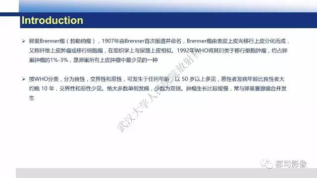 【PPT】卵巢Brenner瘤影像诊断