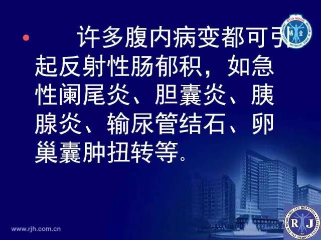【PPT】反射性肠郁积的影像学表现