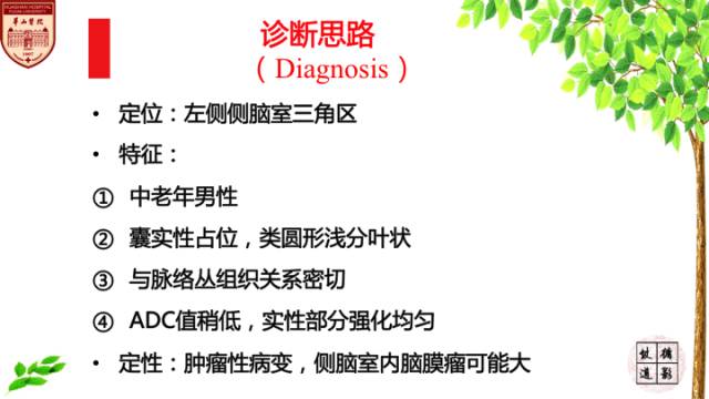 【病例】脑室内脑膜瘤1例MR影像表现 【病例】脑室内脑膜瘤1例MR影像表现
