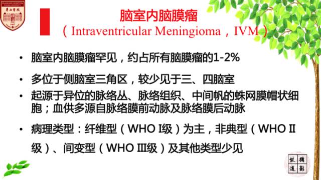 【病例】脑室内脑膜瘤1例MR影像表现 【病例】脑室内脑膜瘤1例MR影像表现