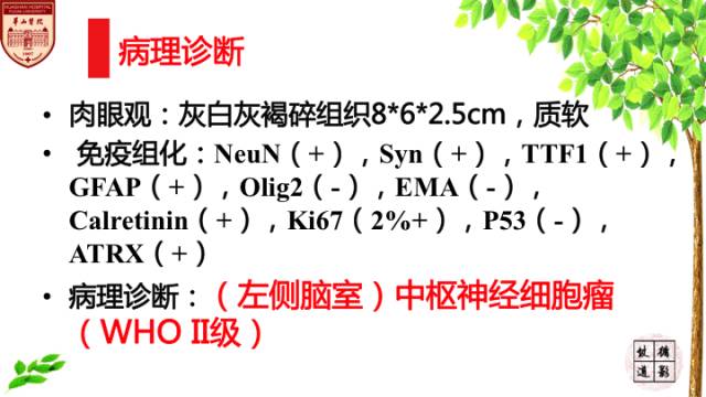 【病例】中枢神经细胞瘤1例MR影像表现 【病例】中枢神经细胞瘤1例MR影像表现