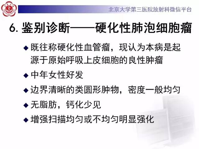 【病例】肺错构瘤1例CT影像表现