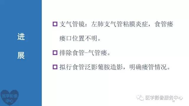 【病例】食管重复畸形1例X线CT