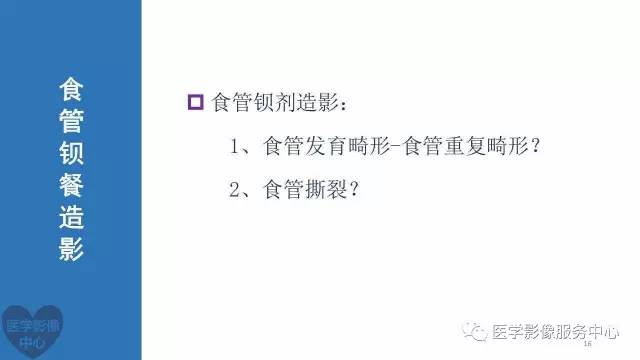 【病例】食管重复畸形1例X线CT