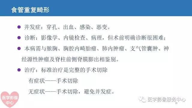 【病例】食管重复畸形1例X线CT